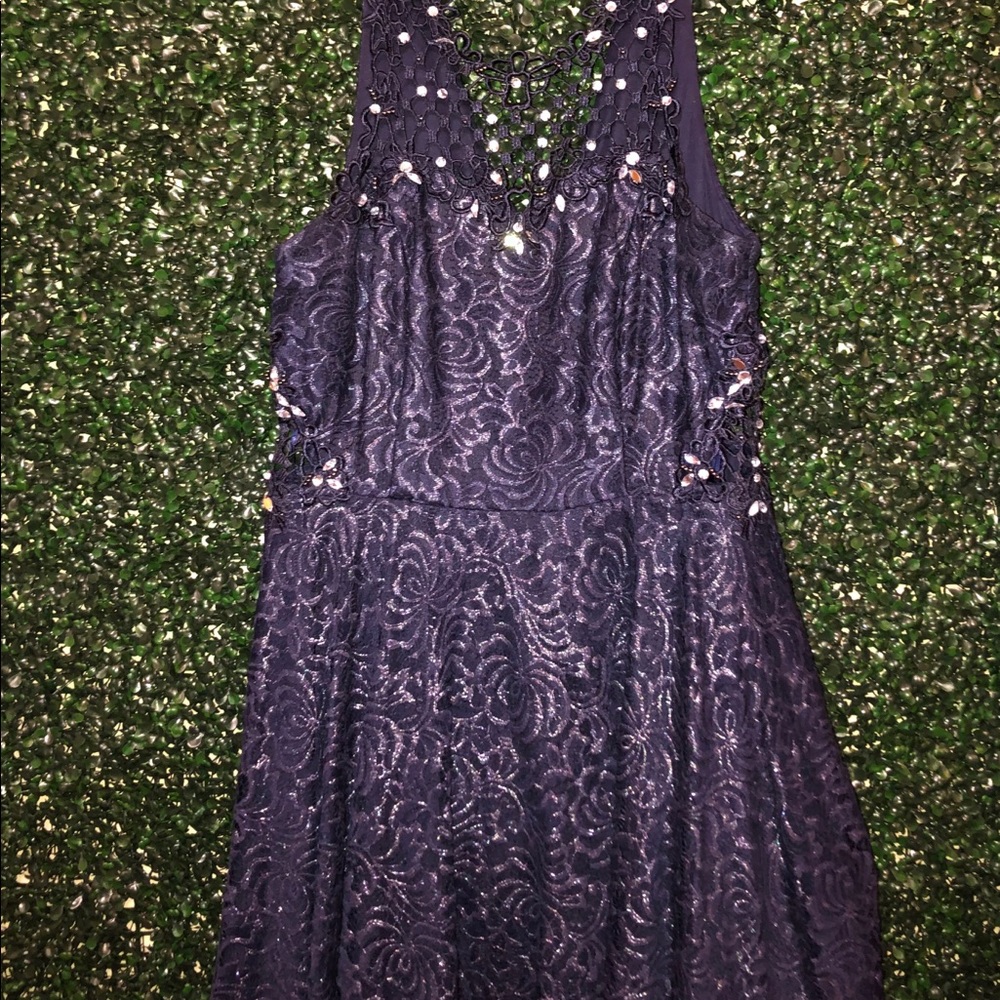 Navy Cocktail Dress
